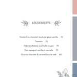 Menu El CIELO LOUNGE Rabat June 2023 012215